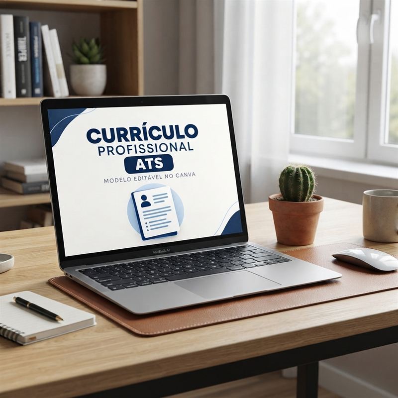 Mockup do Kit Currículo ATS e Guia de Entrevista
